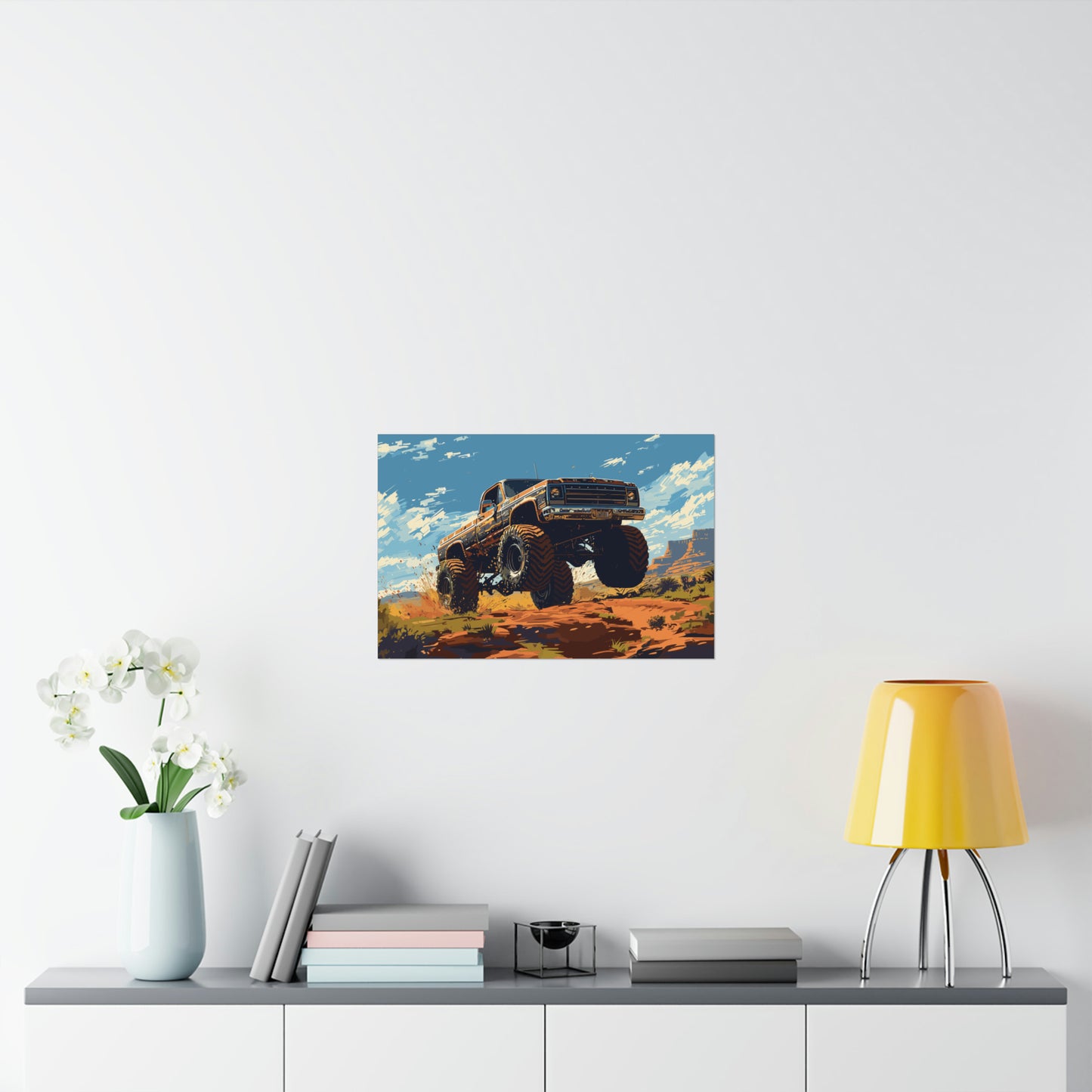 Monster Truck Poster Art Print