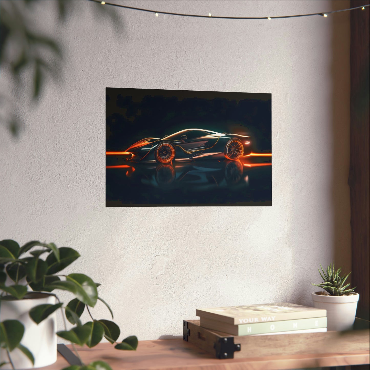 Supercar Sports Car Poster Art Print