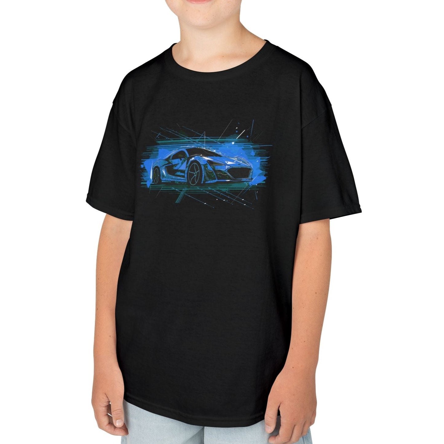 Supercar Sports Car Youth Size Boys T-Shirt