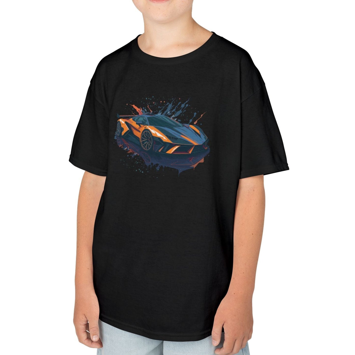 Supercar Sports Car Youth Size Boys T-Shirt