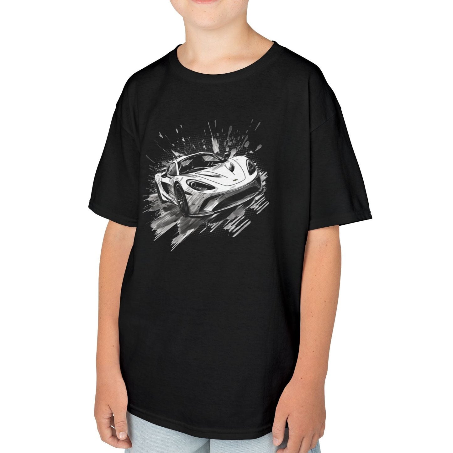Supercar Sports Car Youth Size Boys T-Shirt