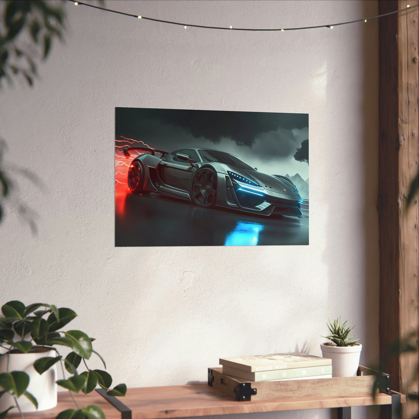 Supercar Sports Car Poster Art Print