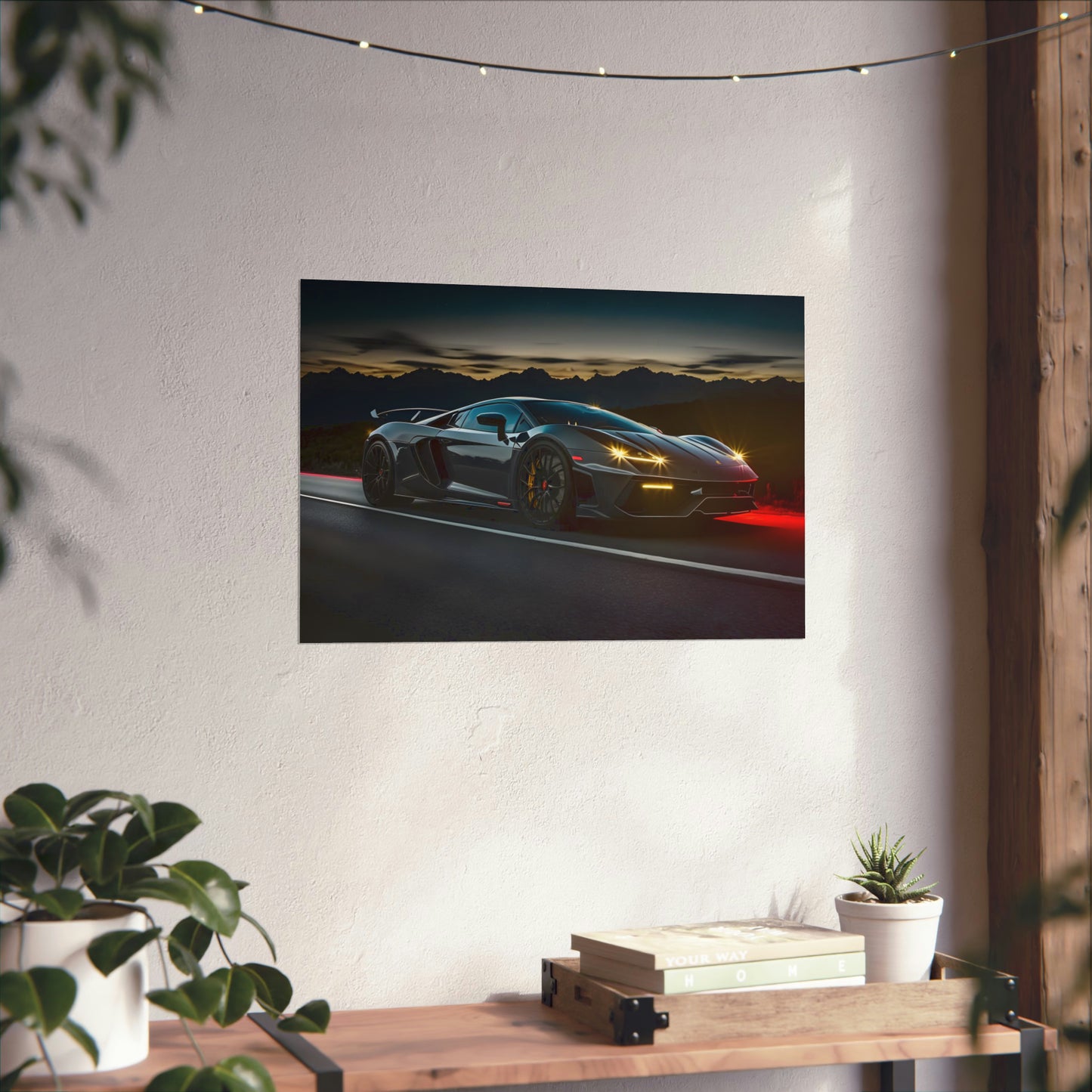 Supercar Sports Car Poster Art Print