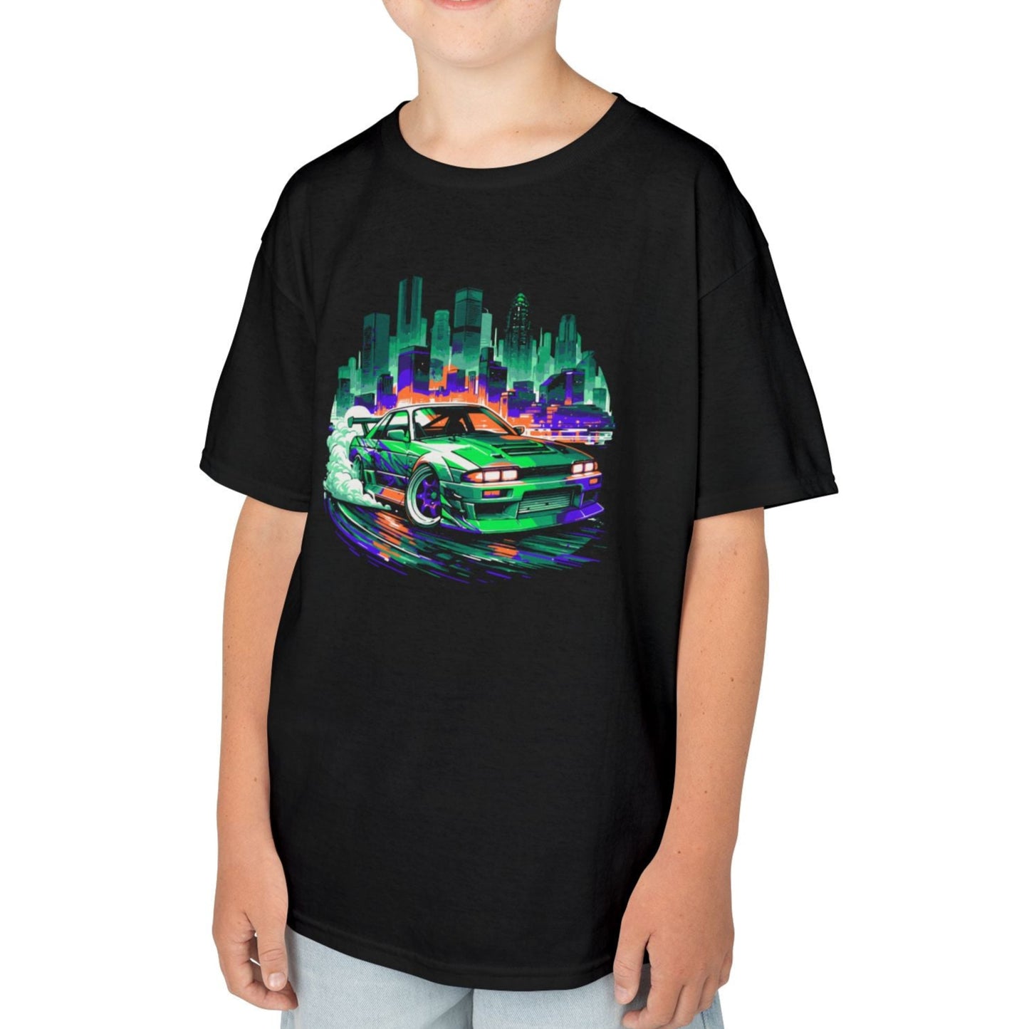 Drift Car Youth Size Boys T-Shirt