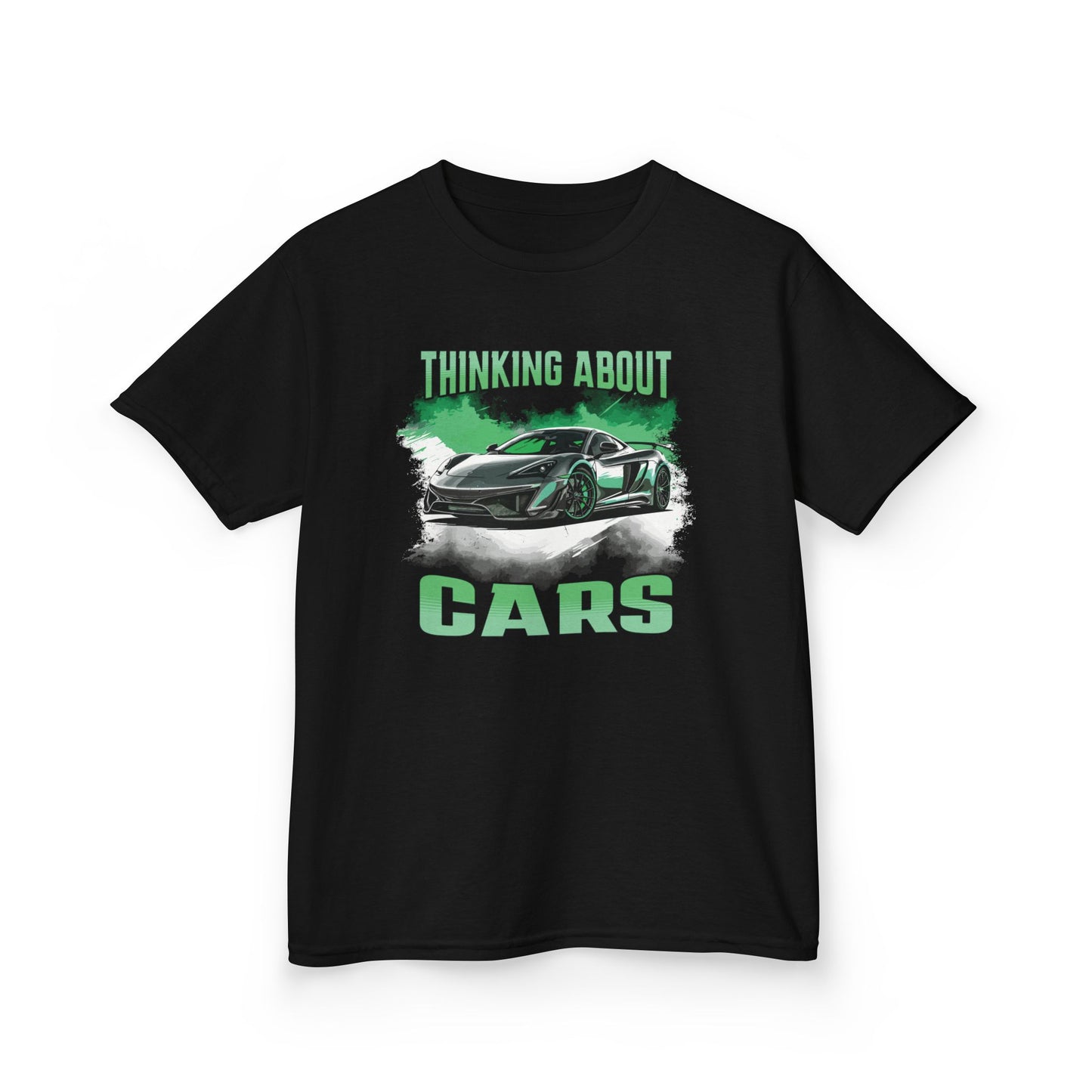 Thinking About Cars Supercar Sports Car Youth Size Boys T-Shirt