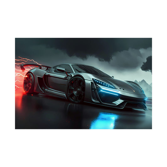 Supercar Sports Car Poster Art Print