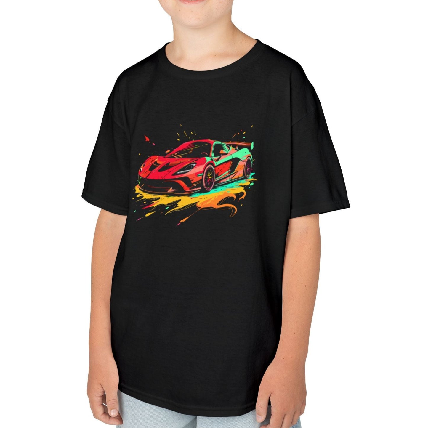 Supercar Sports Car Youth Size Boys T-Shirt