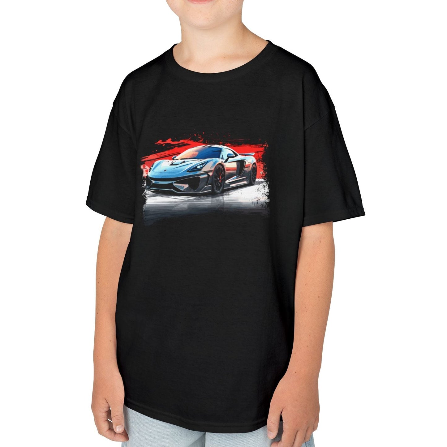 Supercar Sports Car Youth Size Boys T-Shirt