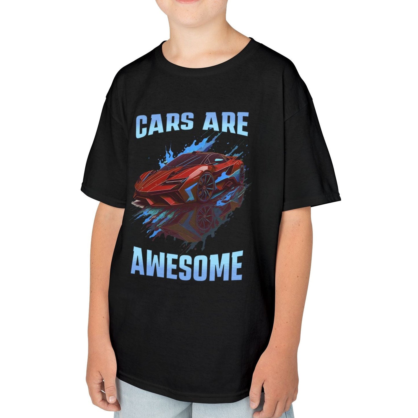 Supercar Sports Car Youth Size Boys T-Shirt