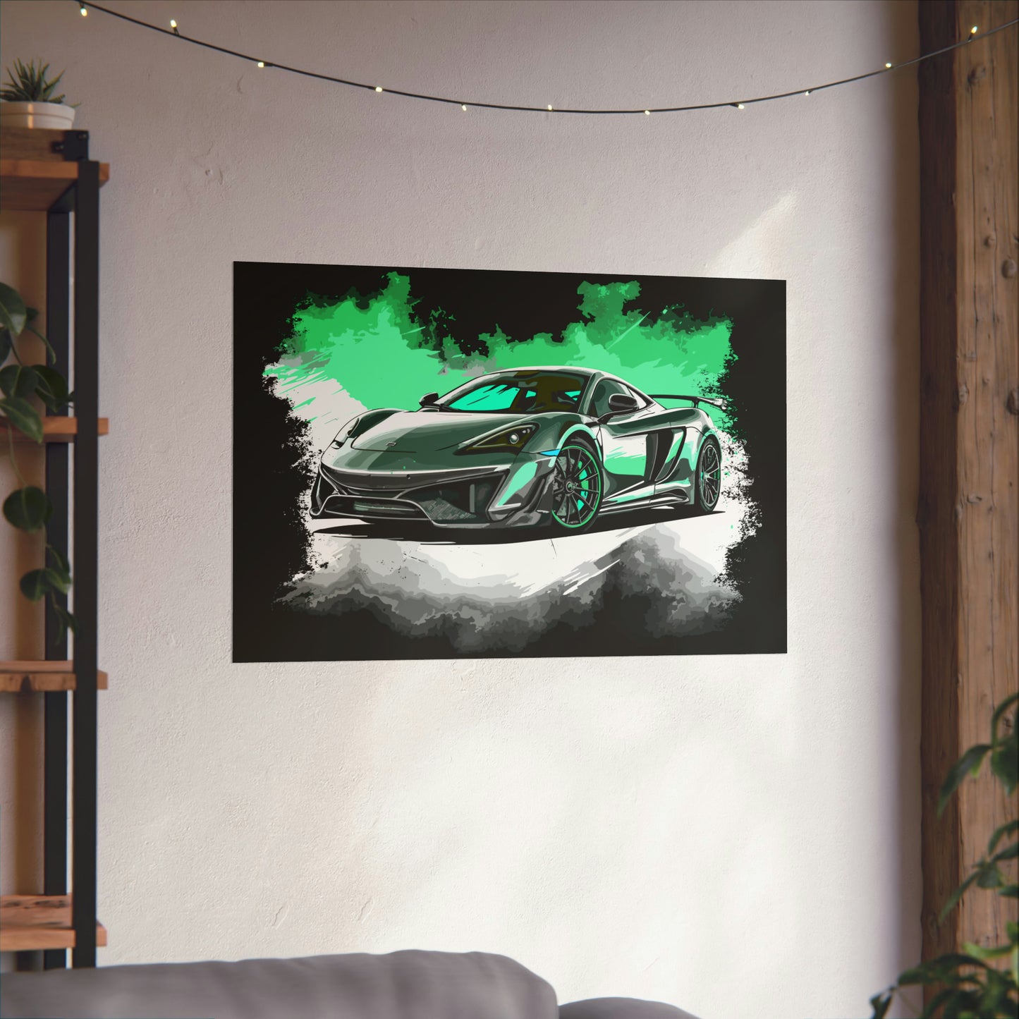 Supercar Sports Car Poster Art Print | Customizable