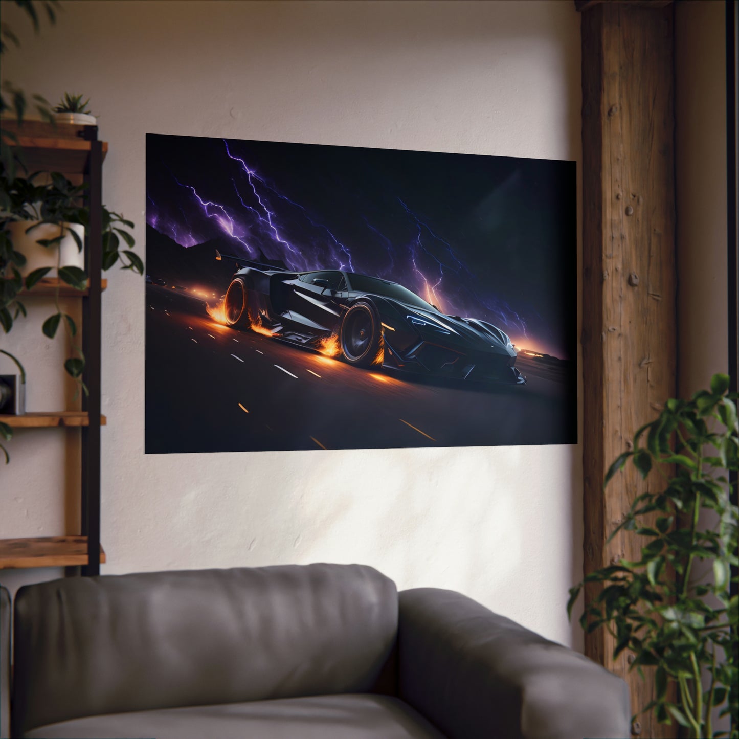 Supercar Sports Car Poster Art Print | Customizable