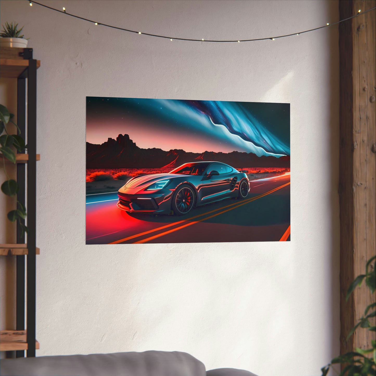 Supercar Sports Car Poster Art Print | Customizable