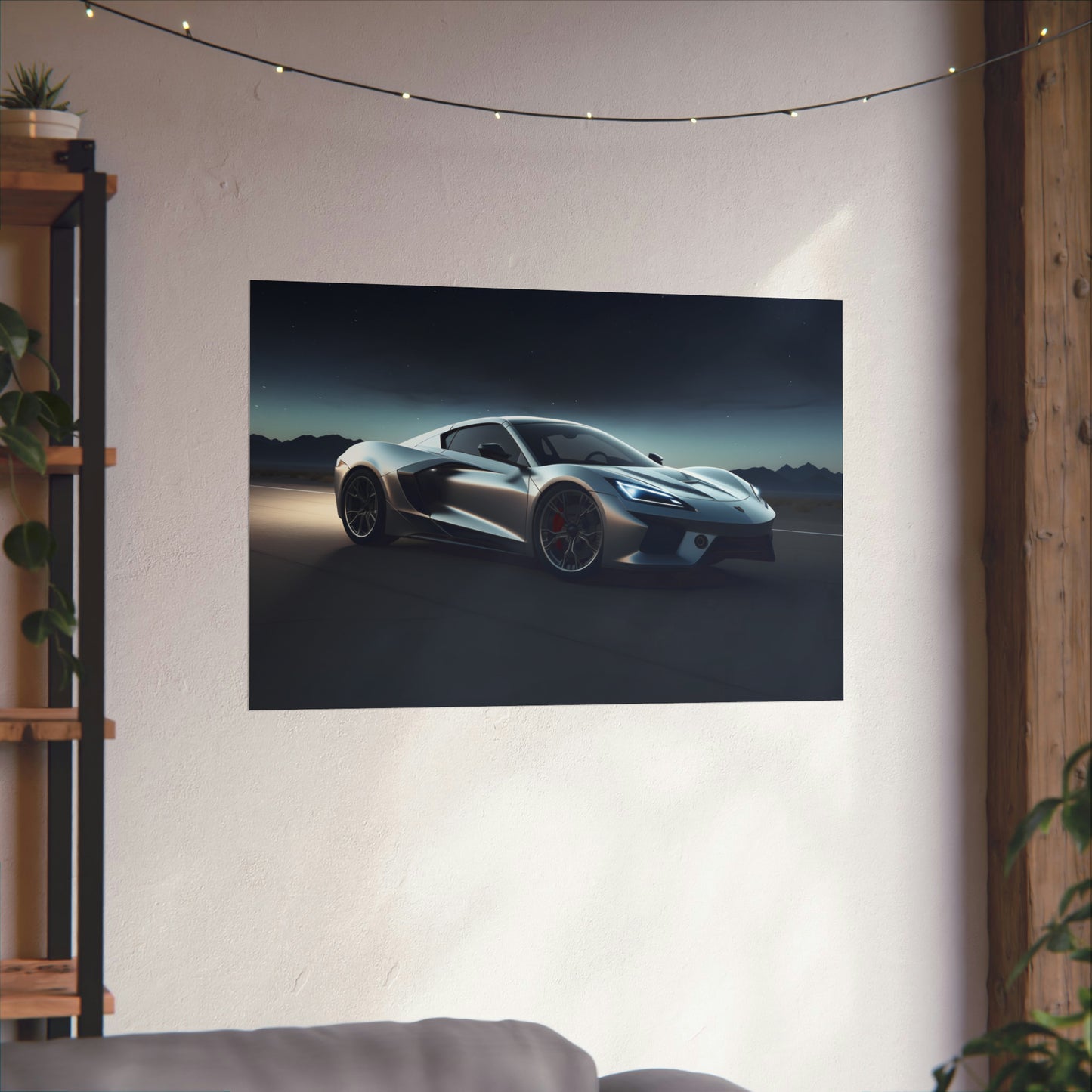Supercar Sports Car Poster Art Print | Customizable