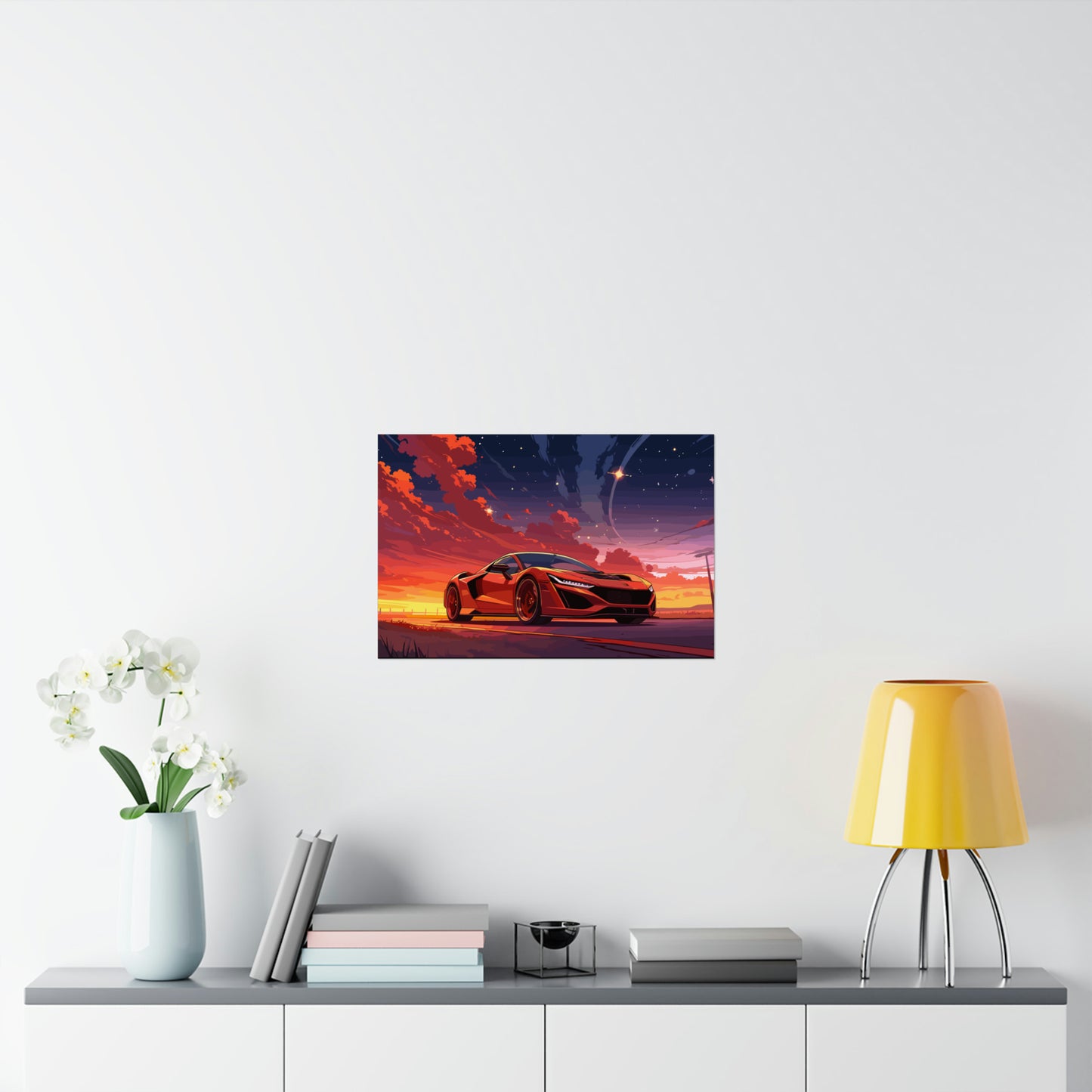 Supercar Sports Car Poster Art Print