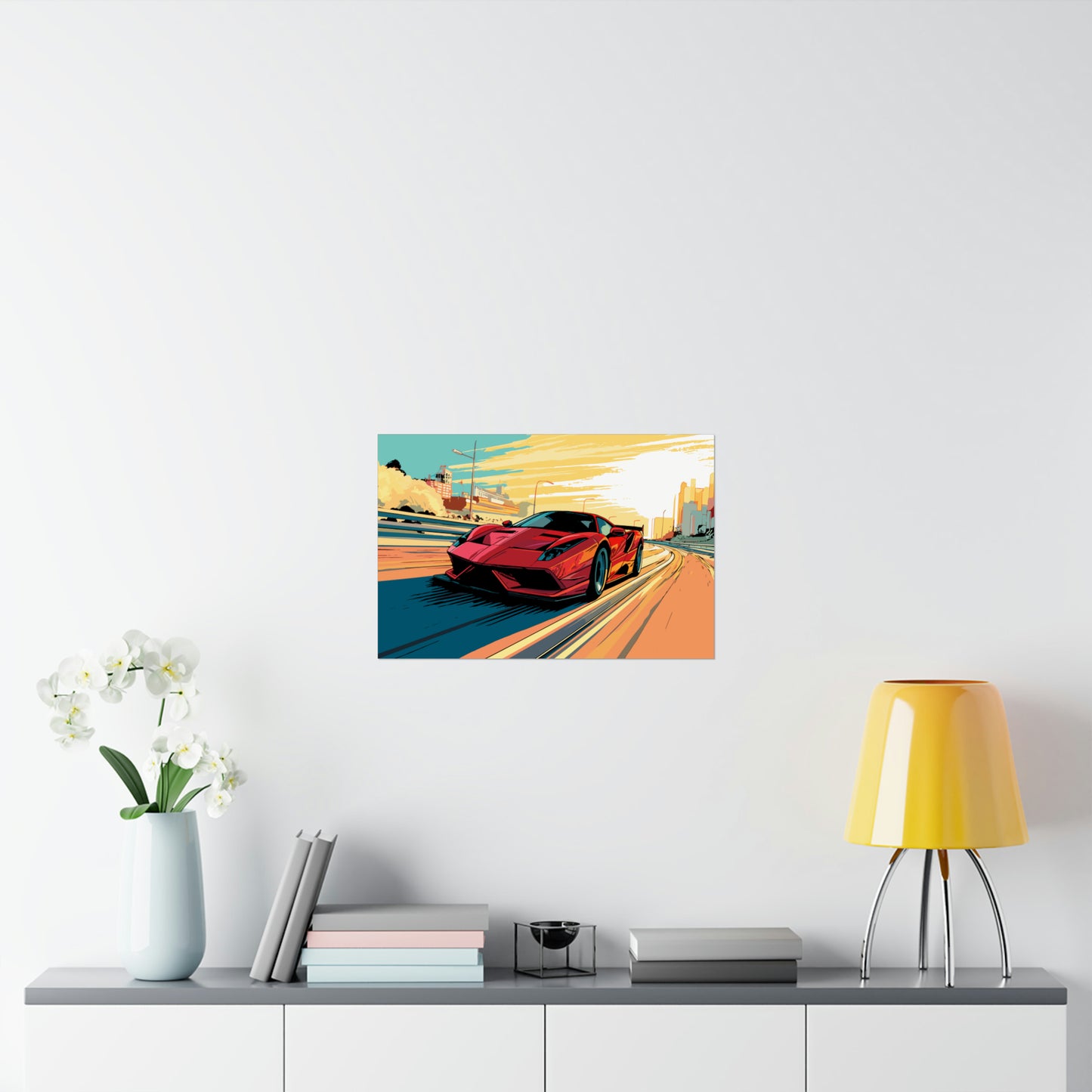 Supercar Sports Car Poster Art Print