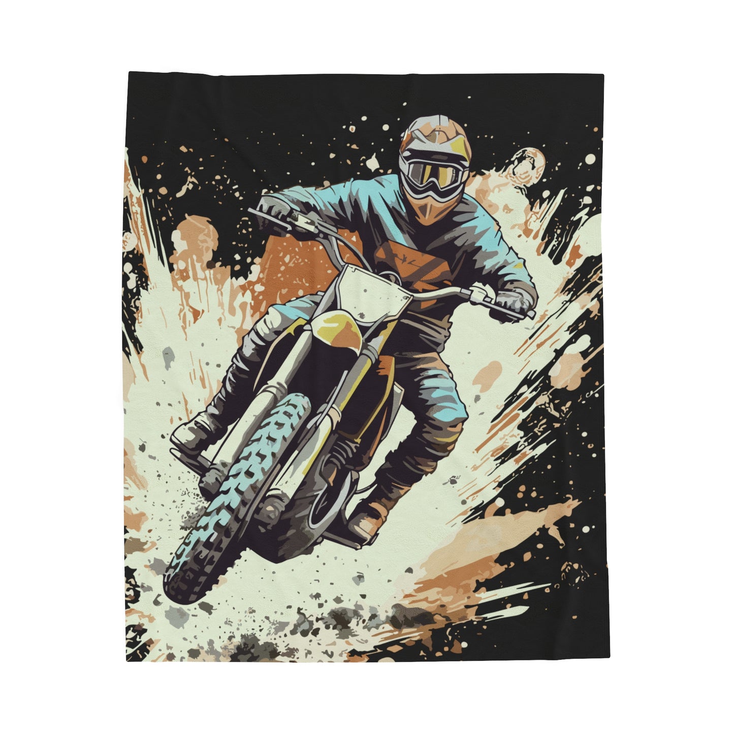 Dirt Bike Rider | Plush Blanket