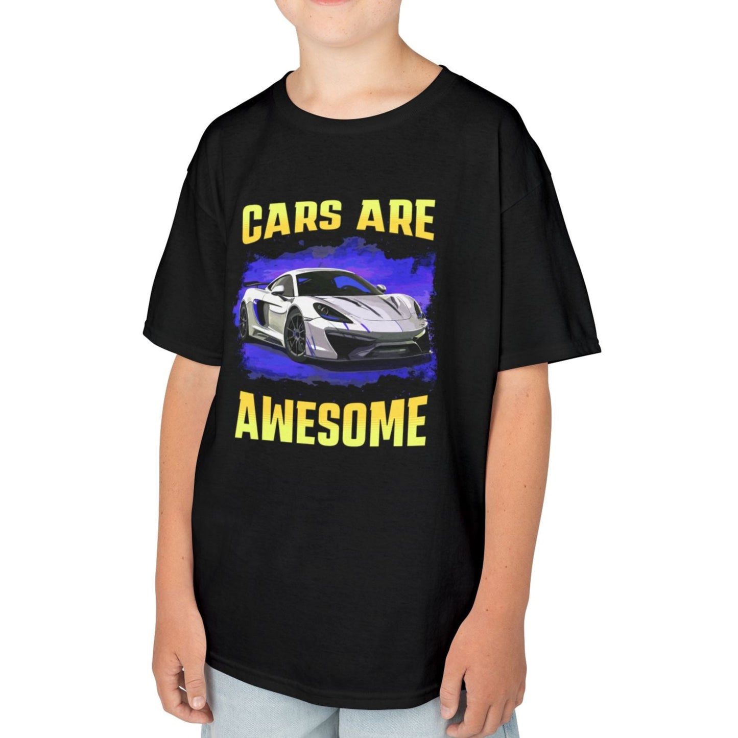 Supercar Sports Car Youth Size Boys T-Shirt
