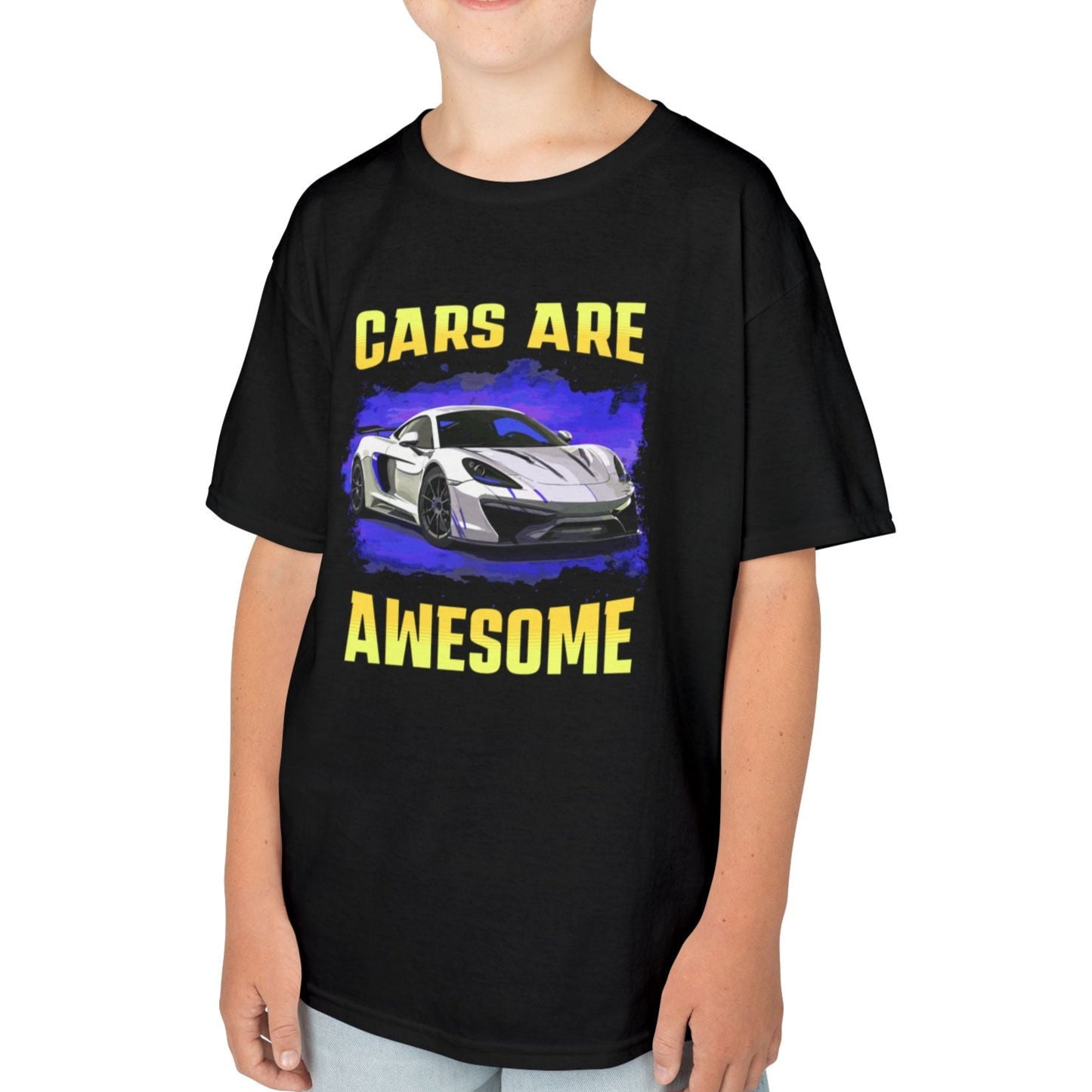 Cars Are Awesome Supercar Sports Car Youth Size Boys T-Shirt