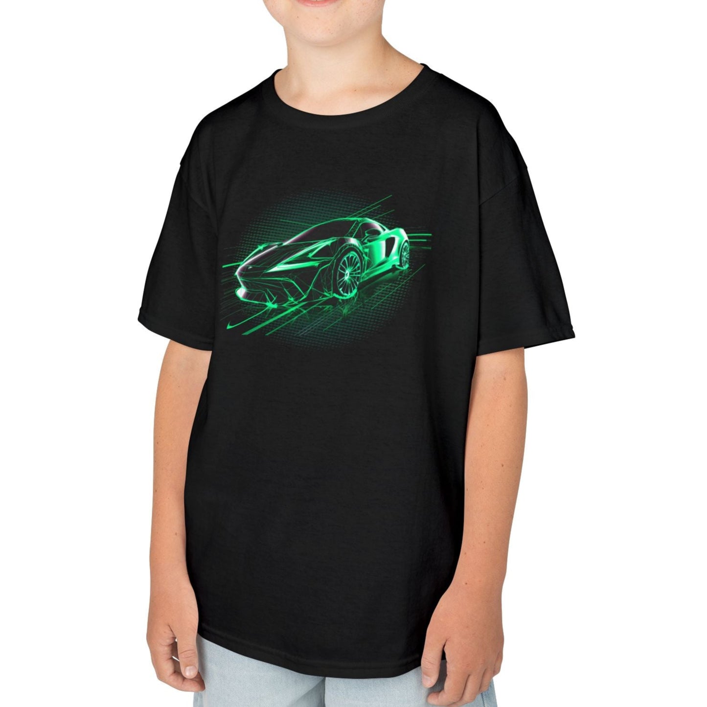 Supercar Sports Car Youth Size Boys T-Shirt