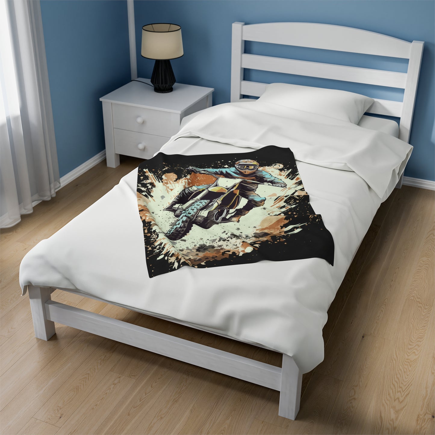 Dirt Bike Rider | Plush Blanket