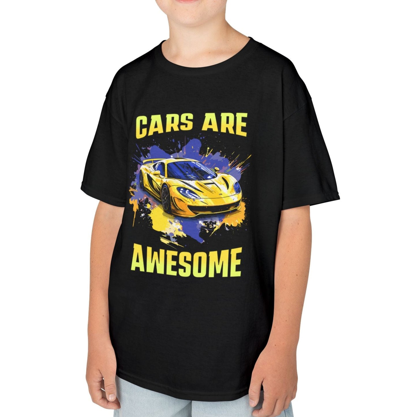 Supercar Sports Car Youth Size Boys T-Shirt