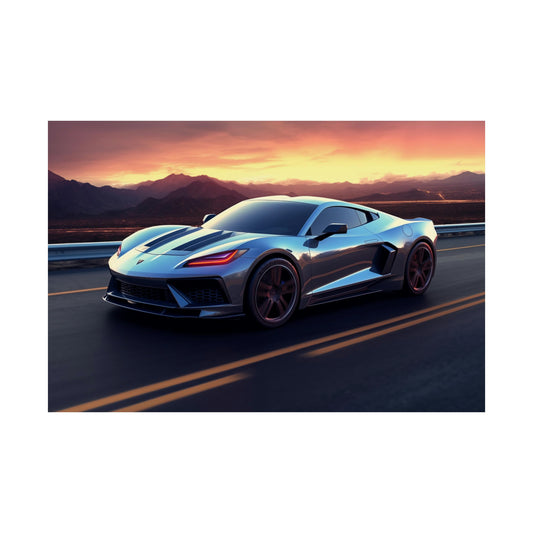 Supercar Sports Car Poster Art Print