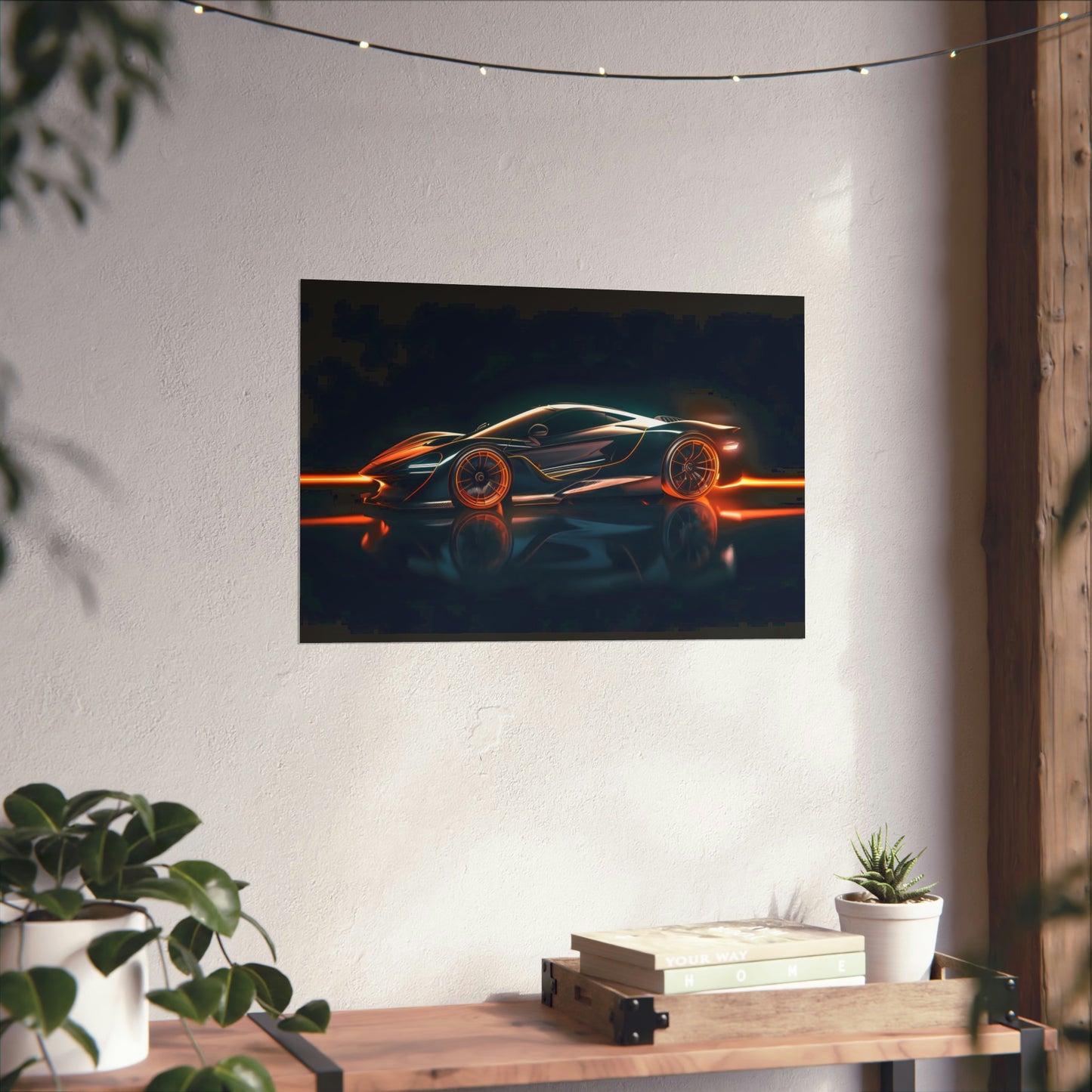 Supercar Sports Car Poster Art Print