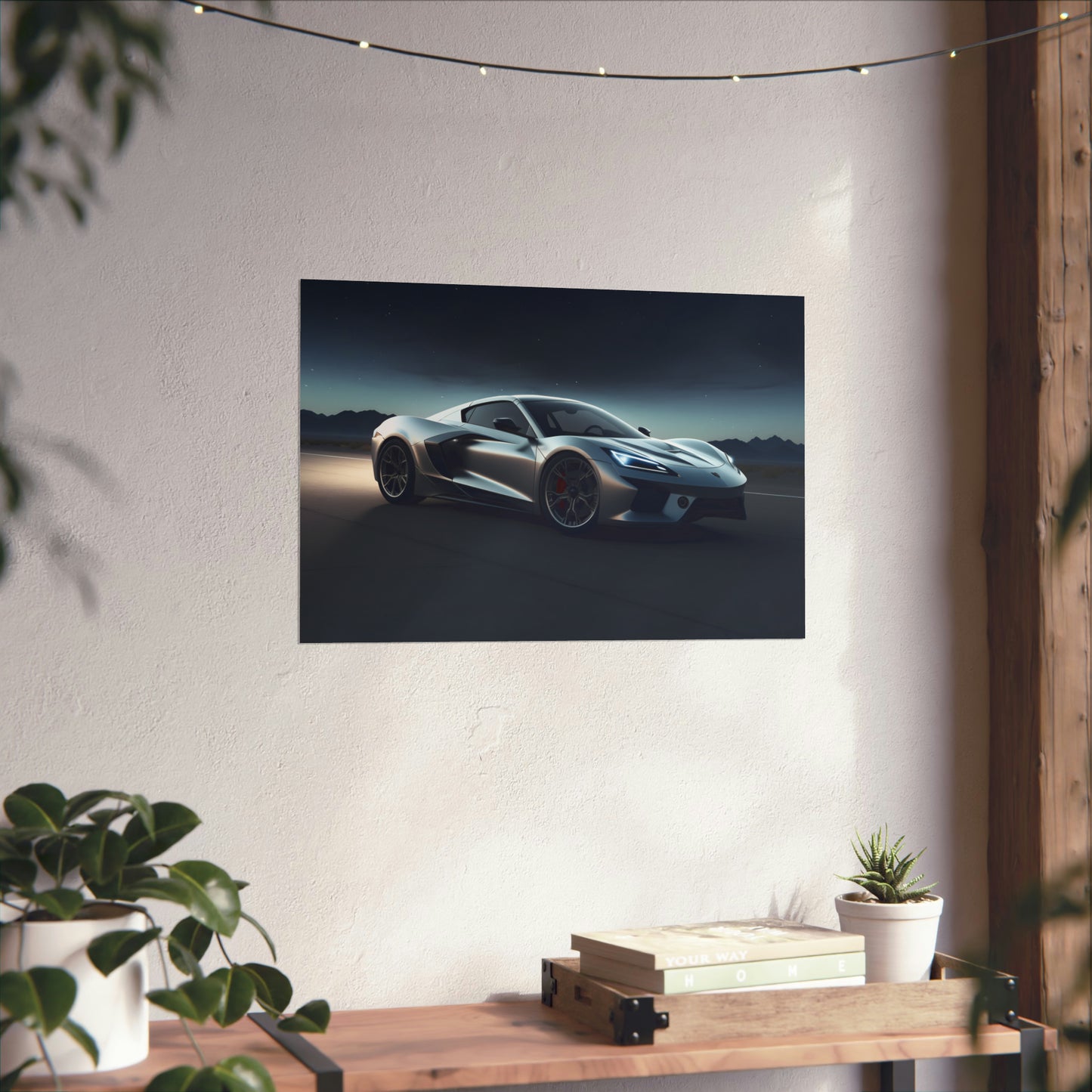 Supercar Sports Car Poster Art Print | Customizable