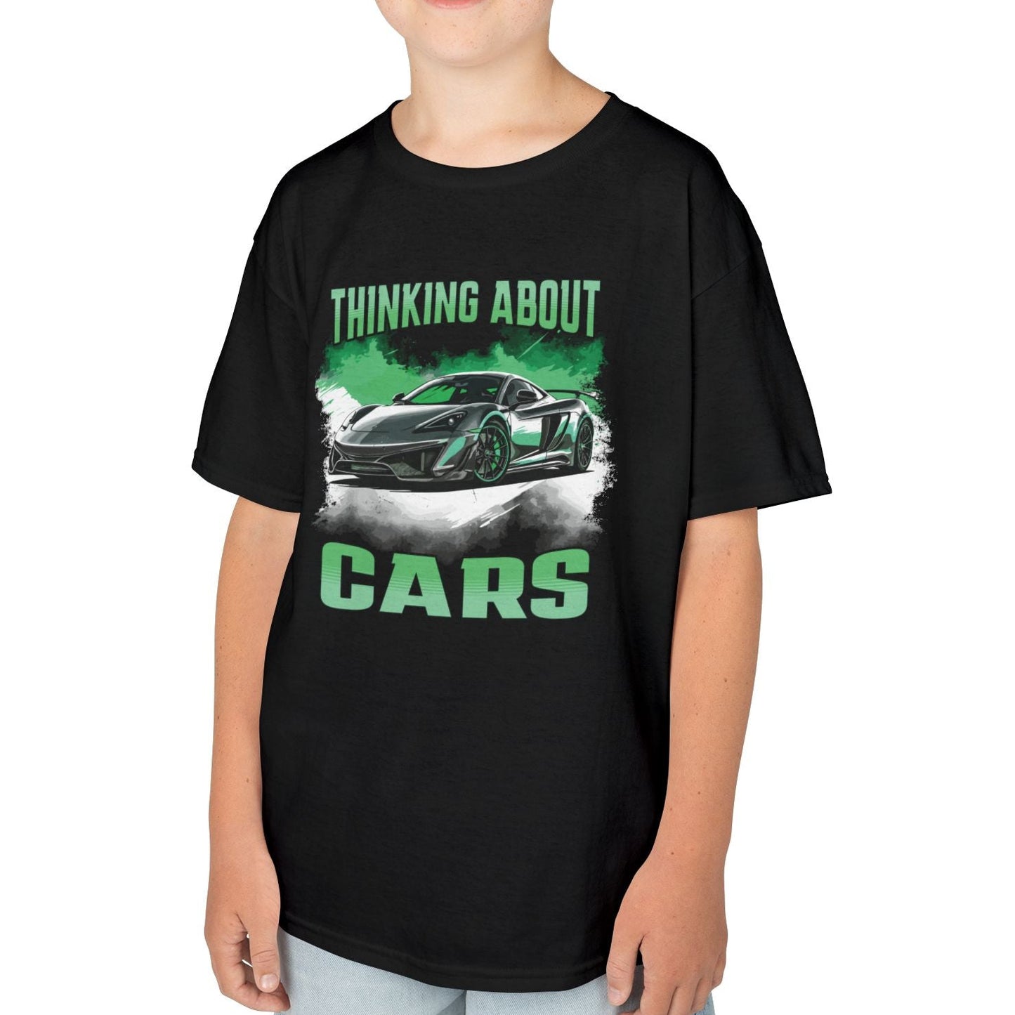 Thinking About Cars Supercar Sports Car Youth Size Boys T-Shirt