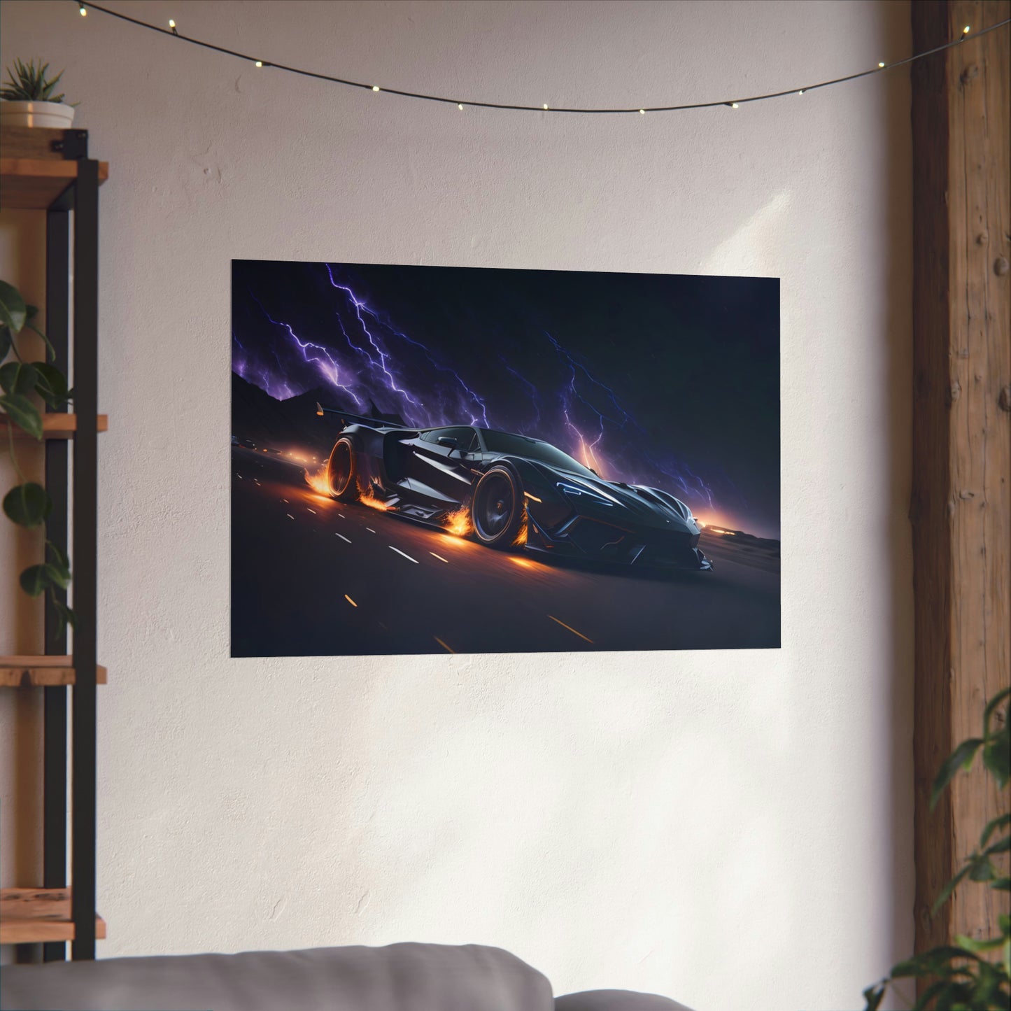 Supercar Sports Car Poster Art Print | Customizable