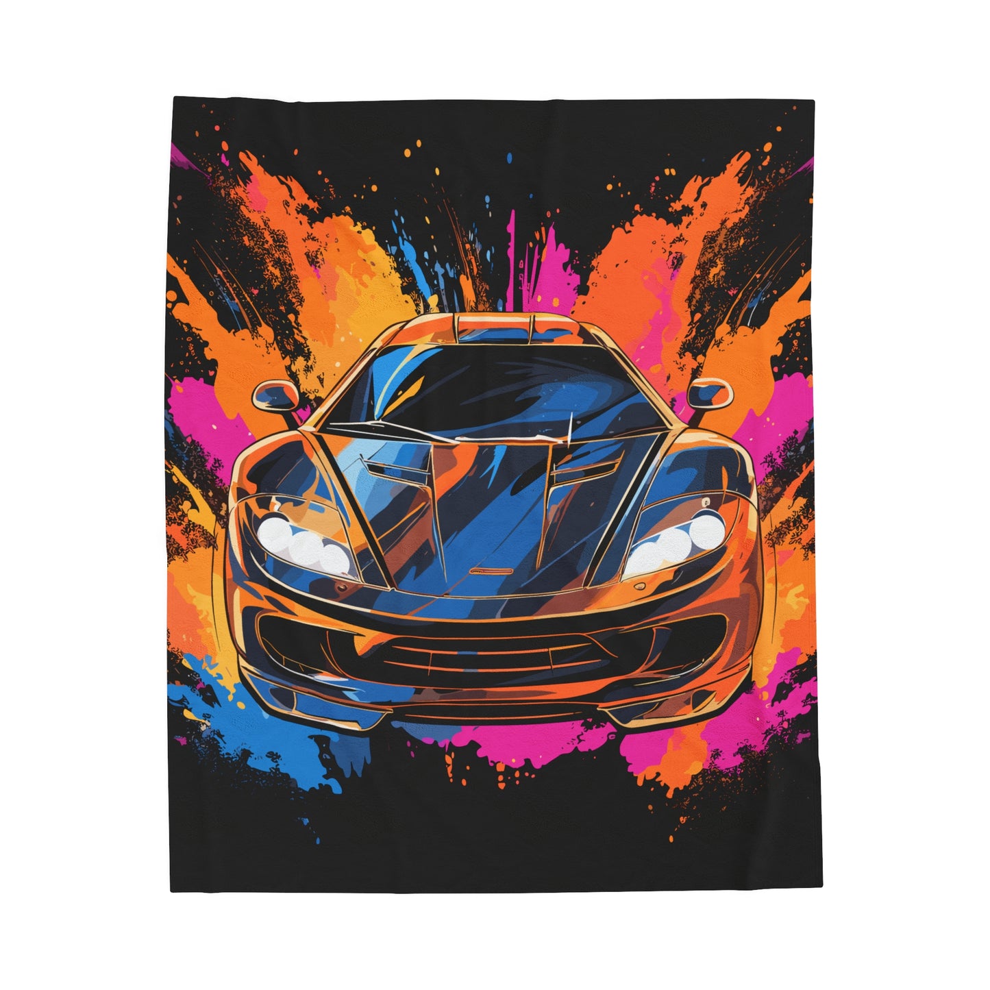 Supercar Sports Car Plush Blanket