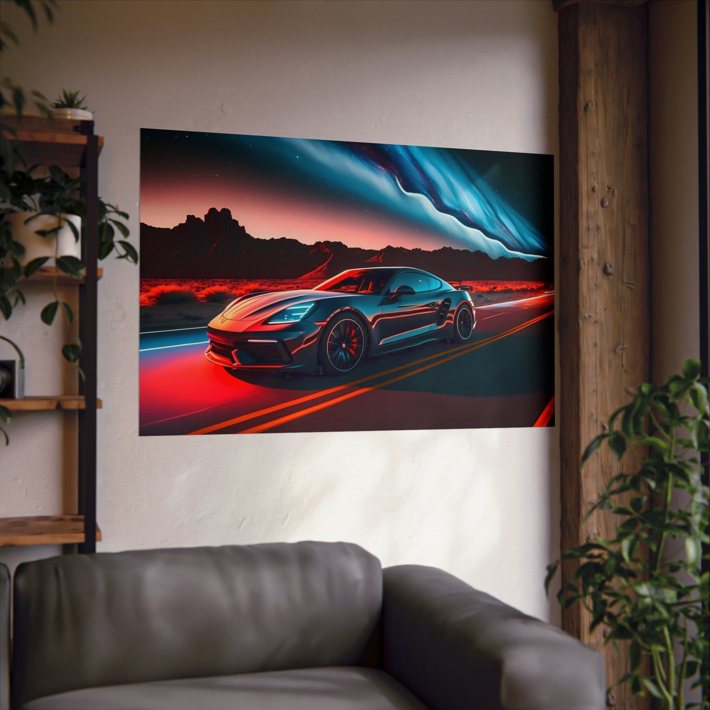 Supercar Sports Car Poster Art Print | Customizable