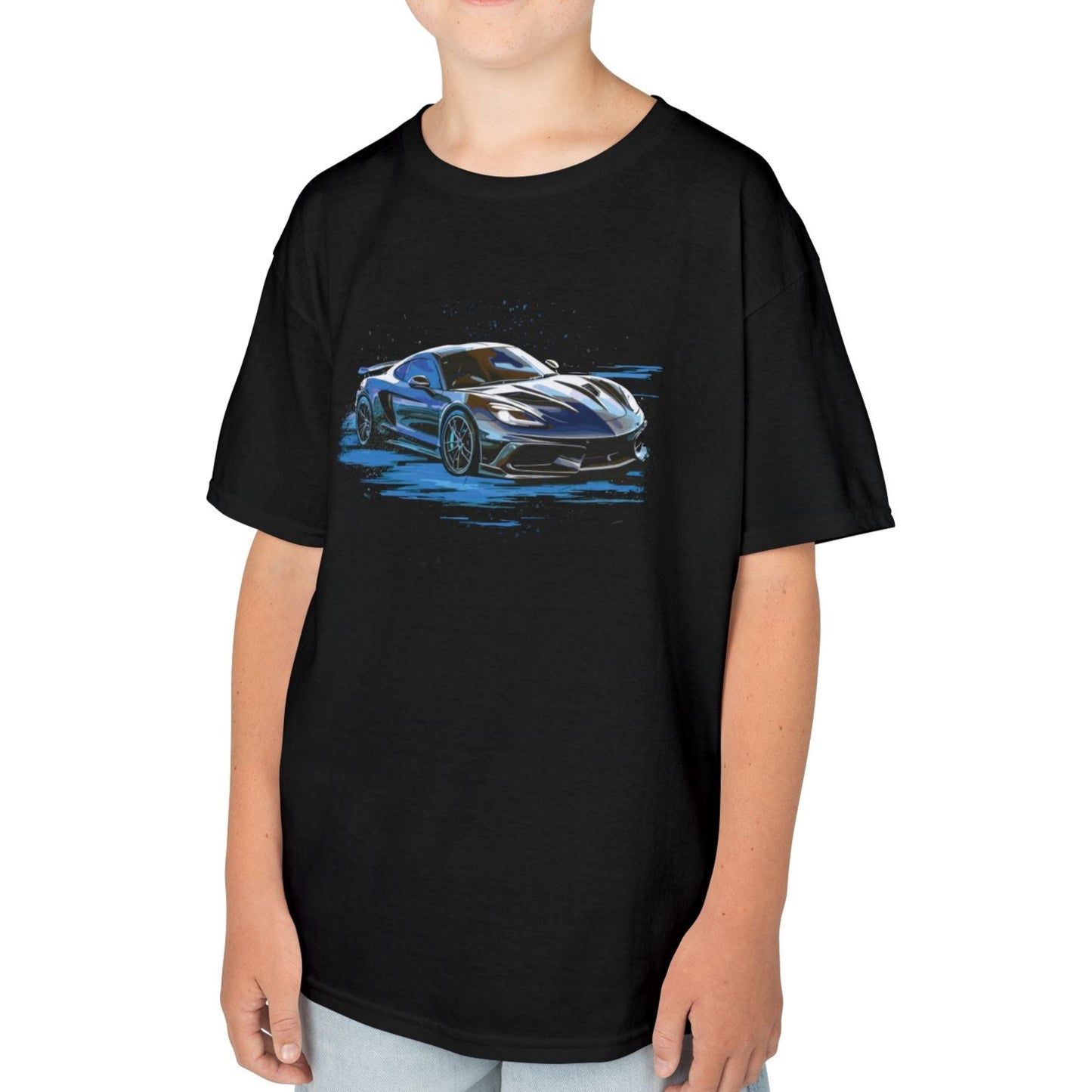 Supercar Sports Car Youth Size Boys T-Shirt