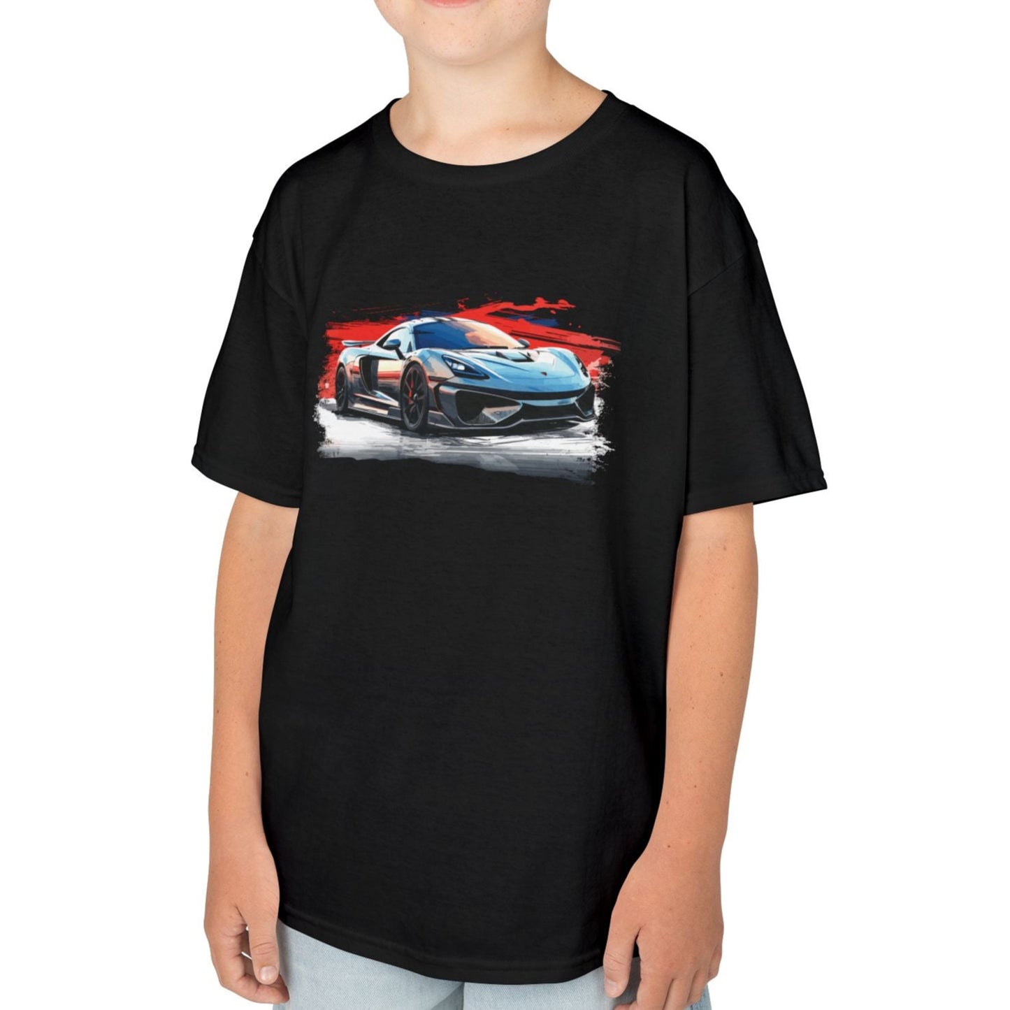 Supercar Sports Car Youth Size Boys T-Shirt