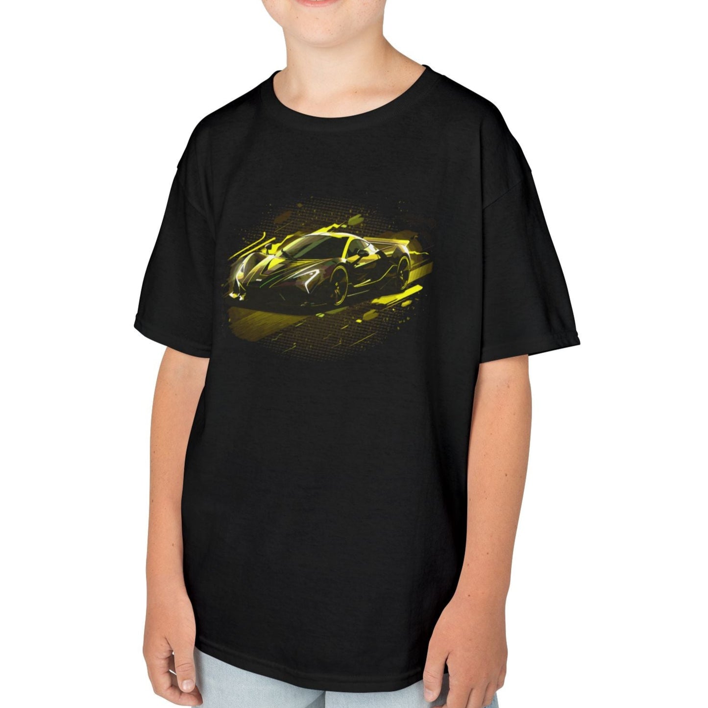 Sports Car Youth Size Boys T-Shirt
