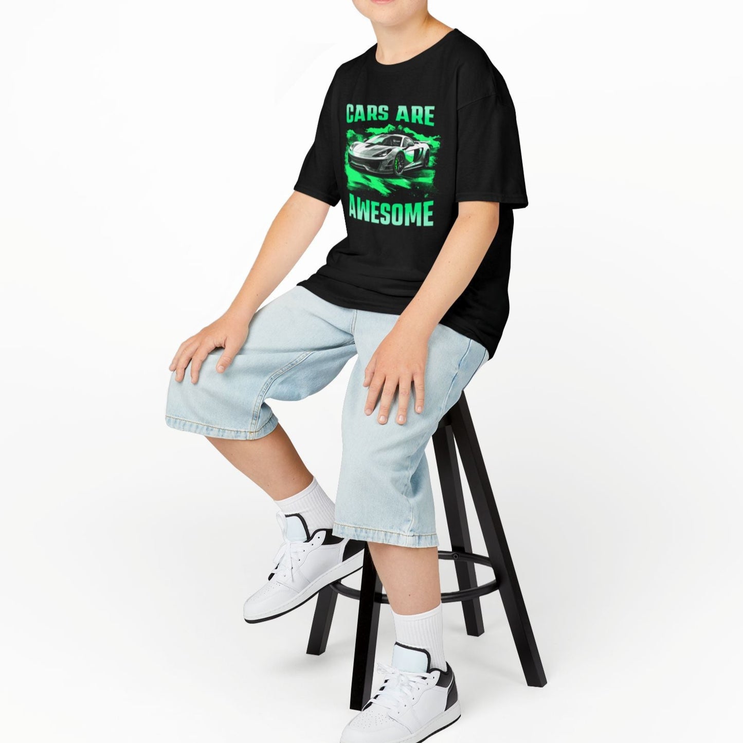 Cars Are Awesome Sports Car Youth Size Boys T-Shirt