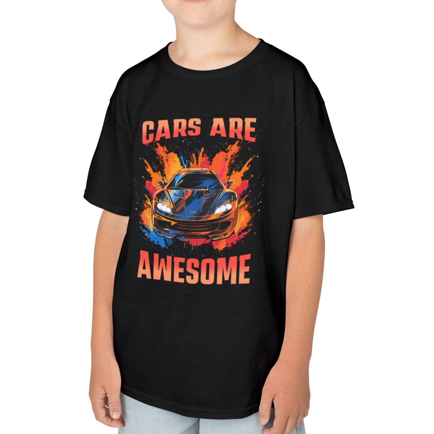 Supercar Sports Car Youth Size Boys T-Shirt