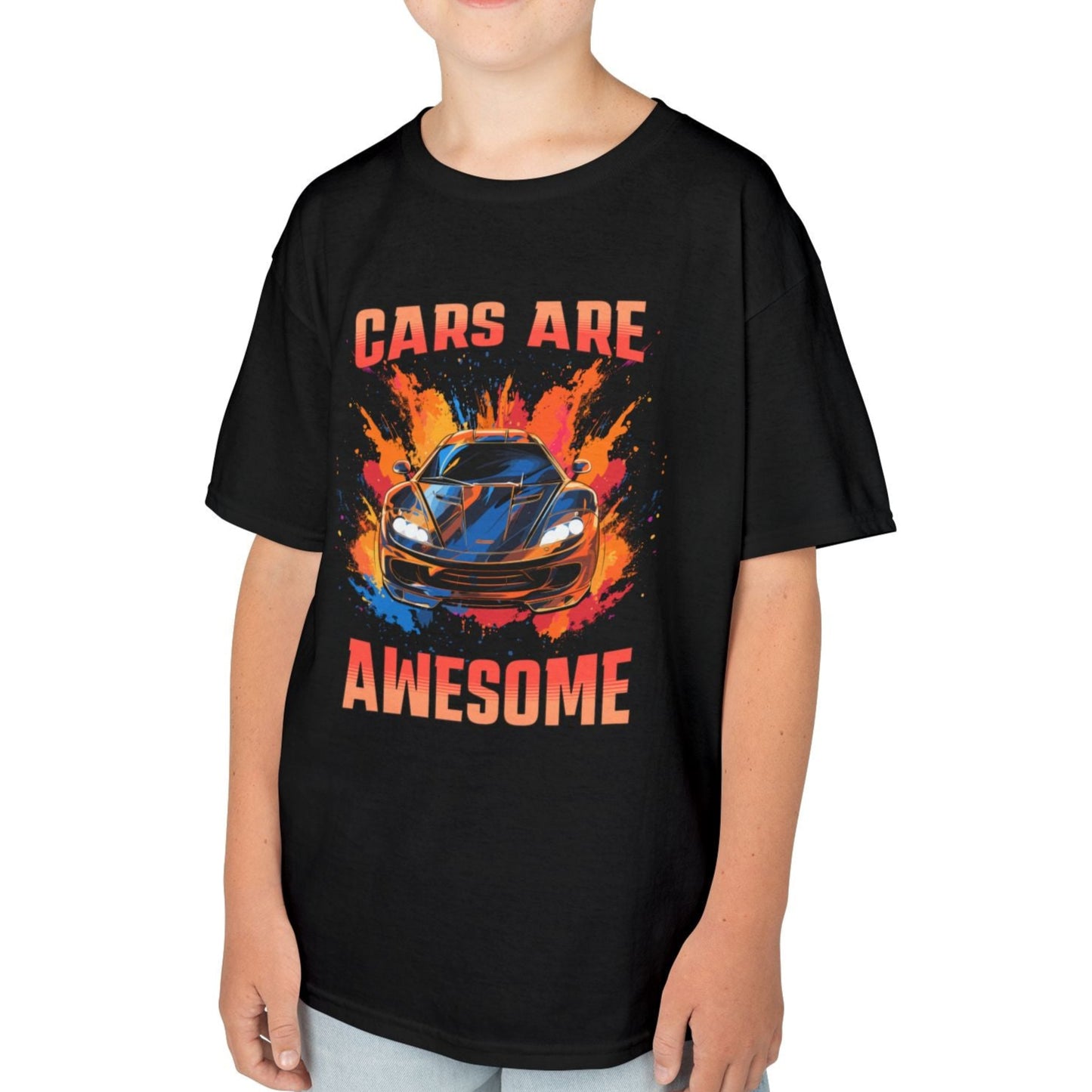Cars Are Awesome Supercar Sports Car Youth Size Boys T-Shirt