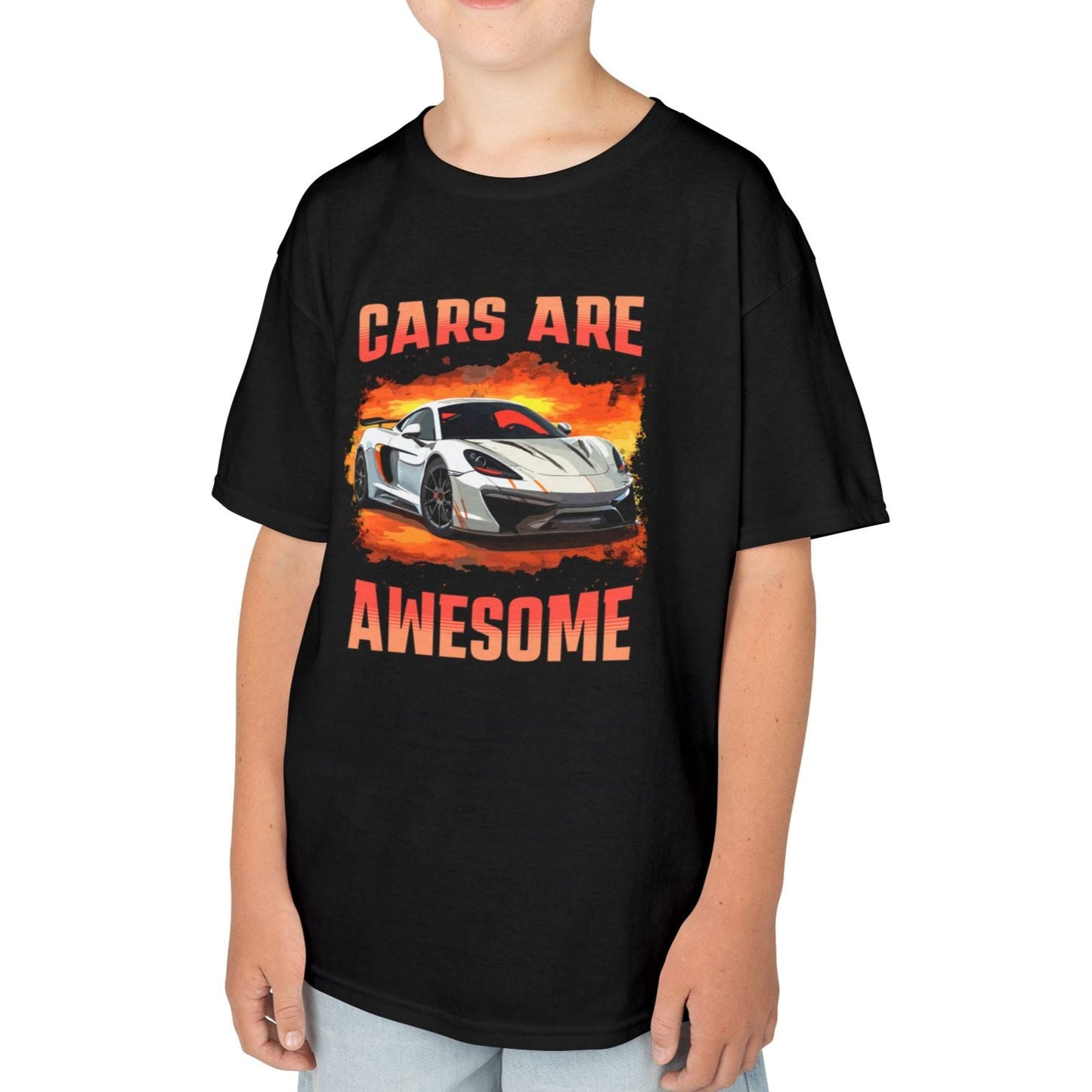 Supercar Sports Car Youth Size Boys T-Shirt
