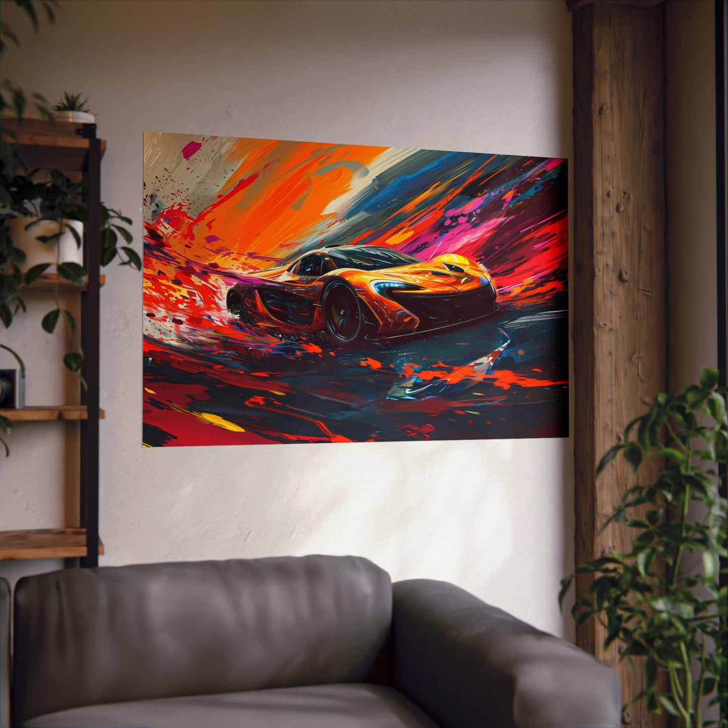 Supercar Sports Car Poster Art Print | Customizable