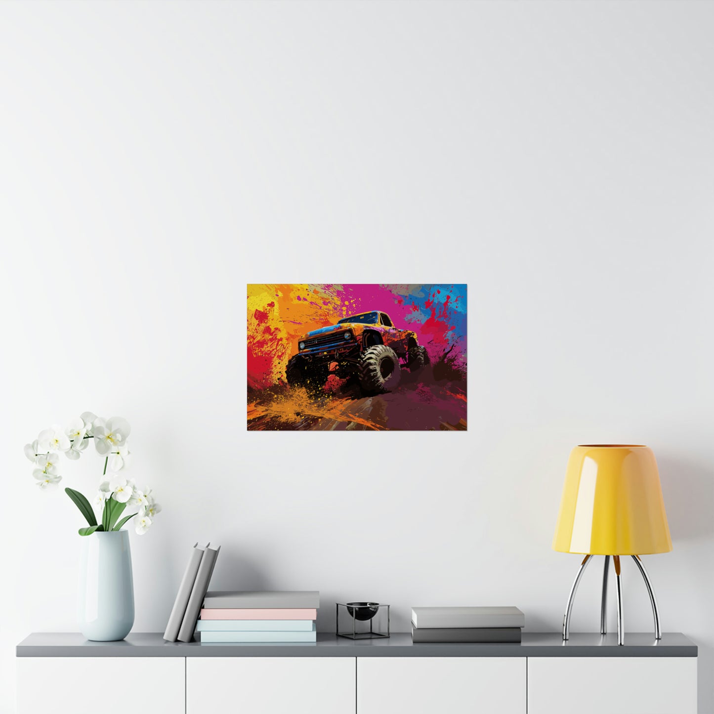 Monster Truck Poster Art Print