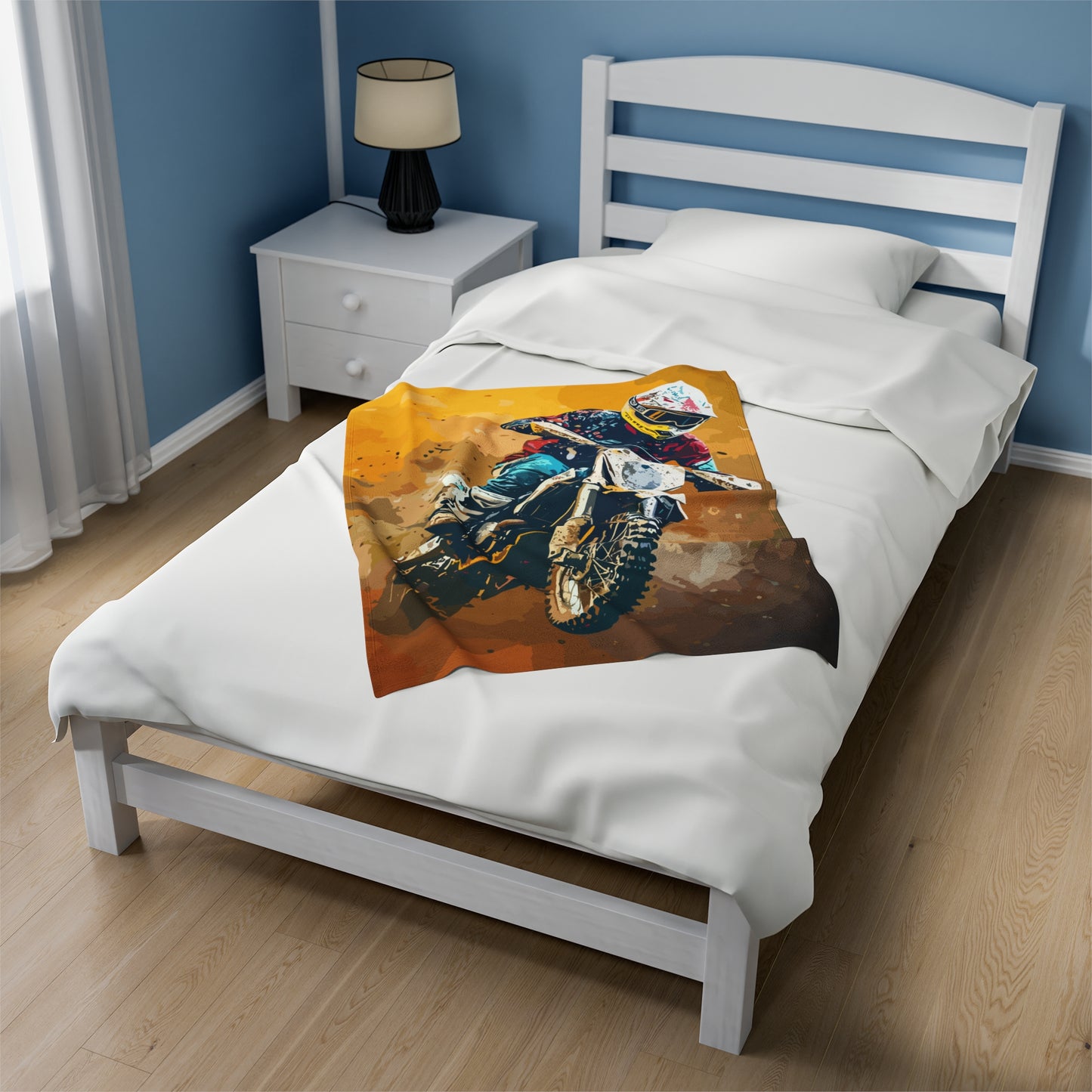 Dirt Bike Rider | Plush Blanket