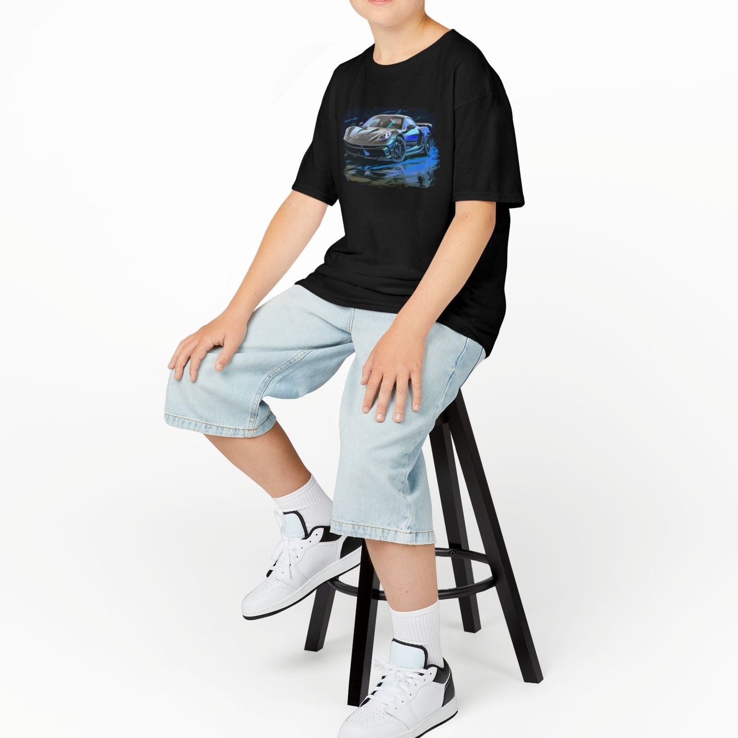 Supercar Sports Car Youth Size Boys T-Shirt