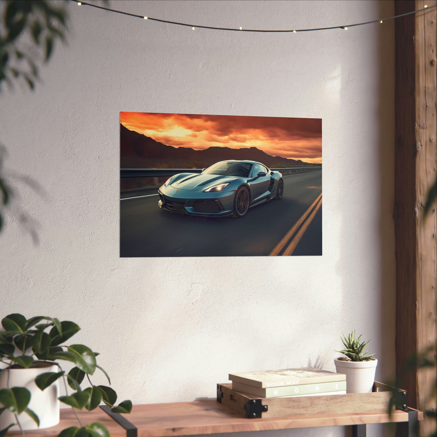 Supercar Sports Car Poster Art Print