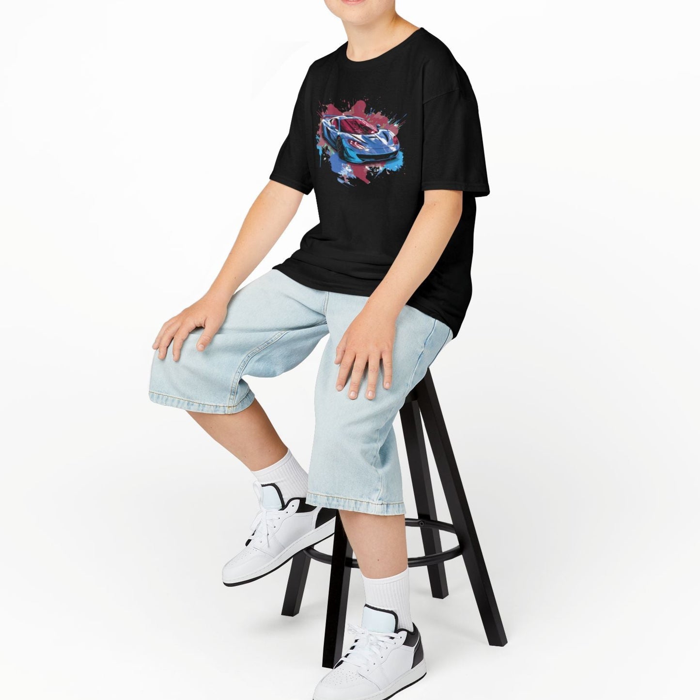 Supercar Sports Car Youth Size Boys T-Shirt