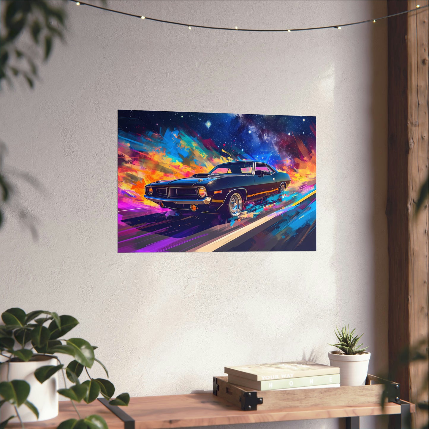 Muscle Car Poster Art Print