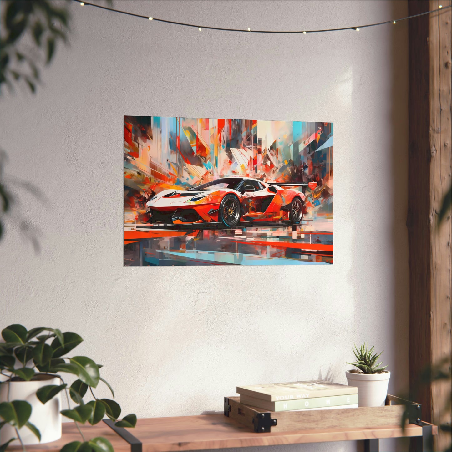 Supercar Sports Car Poster Art Print