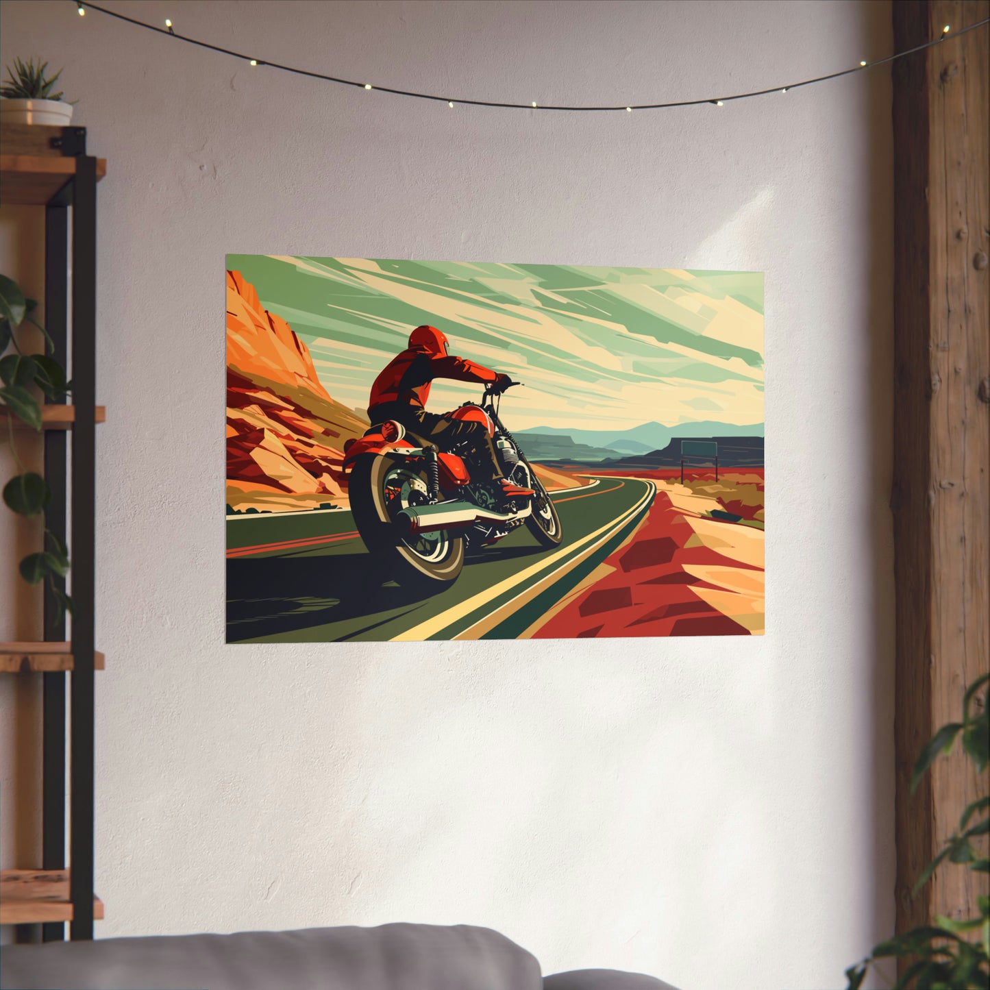 Motorcycle Poster Art Print