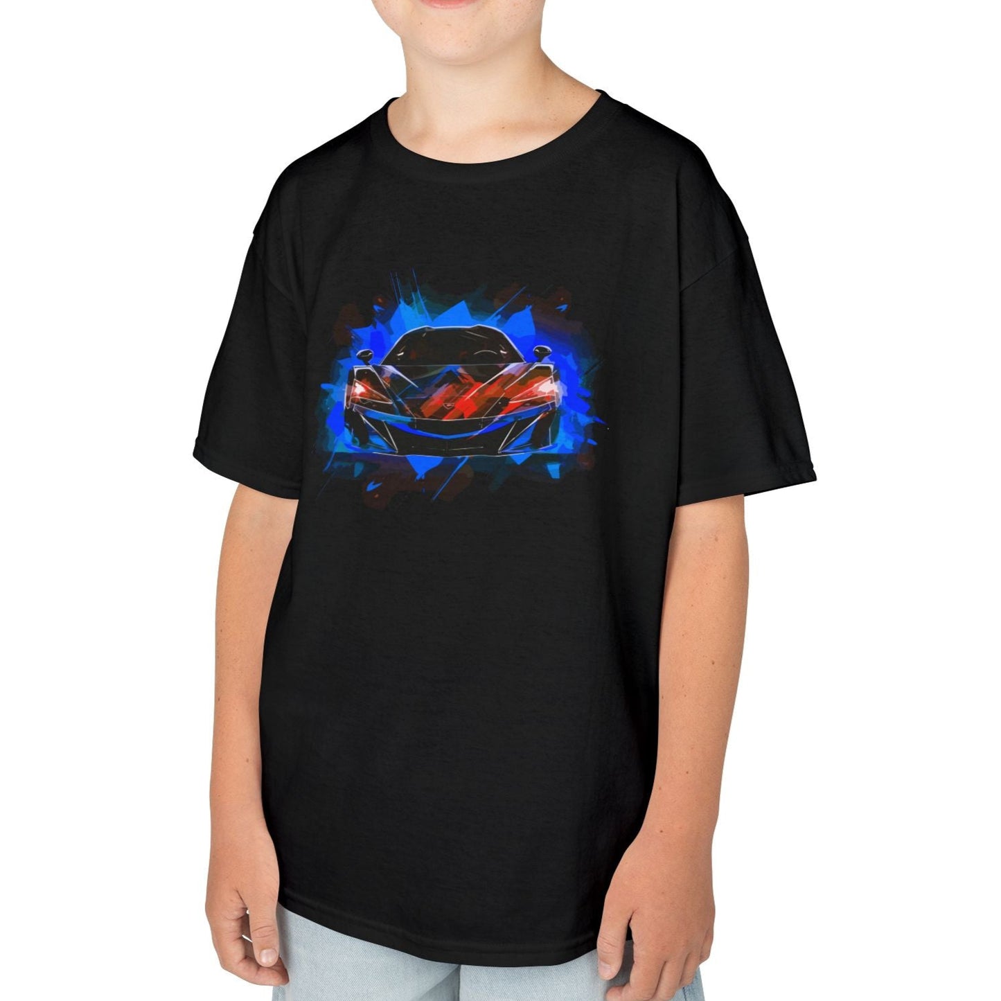 Supercar Sports Car Youth Size Boys T-Shirt