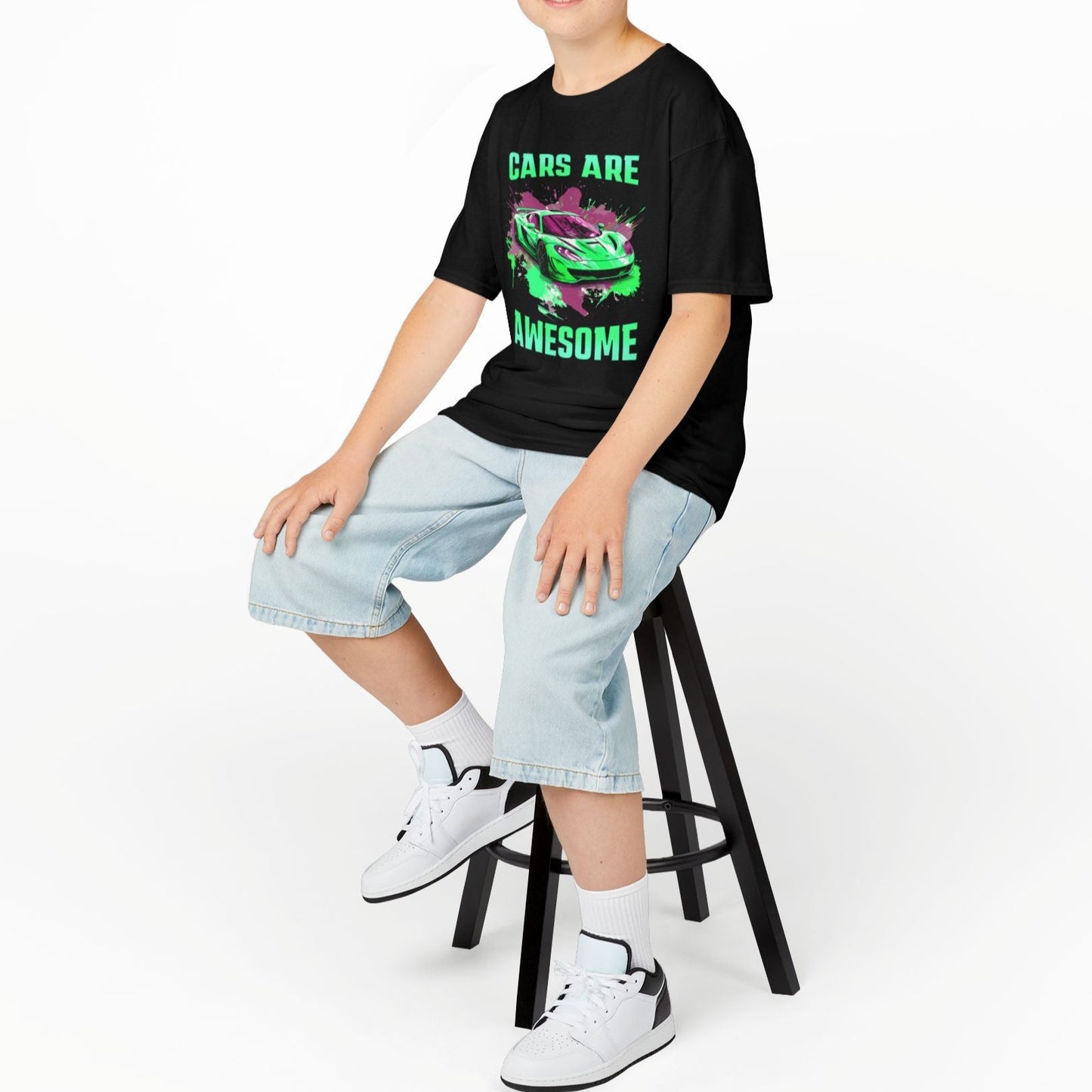Supercar Sports Car Youth Size Boys T-Shirt